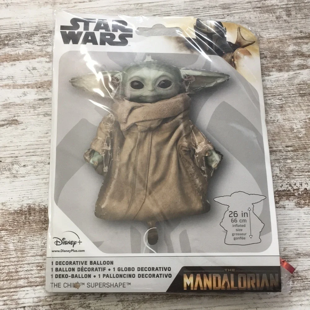 Star Wars Mandalorian The Child Grogu Baby Yoda Foil Balloon 26
